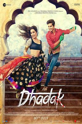 Dhadak Poster Dhadak 2018