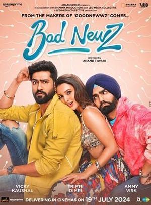 Bad Newz Poster Bad Newz 2024