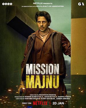 Mission Majnu Poster Mission Majnu 2023 Netflix
