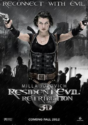 Resident Evil Retribution Poster Resident Evil Retribution 2012