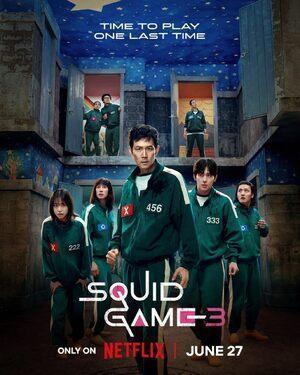 Squid Game S03 Poster Squid Game S03 2025 Netflix