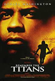 REMEMBER THE TITANS Poster